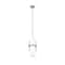 Z-Lite Cayden Pendant, 1-Light, 6.5 In.W x 16.75 In.H, Brushed Nickel/Clear + Etched Opal 1946P-ROD-BN - alternate 4